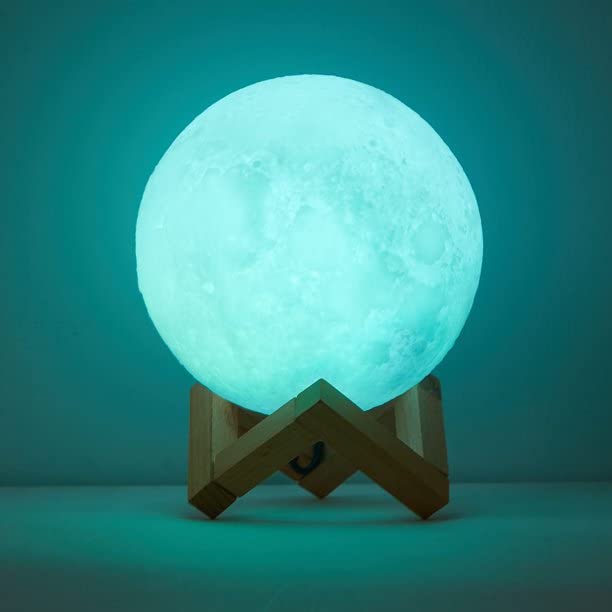 Image of Urban Lifestyle Moon Earth 3D Lamp, White