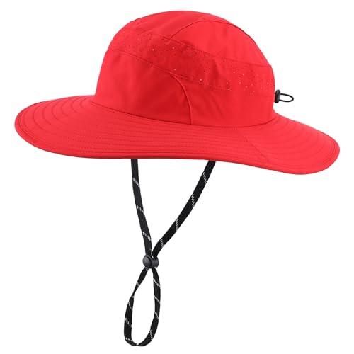 Image of Connectyle UPF 50+ Wide Brim Sun Hat for Men Women UV Protection Bucket Hats Outdoor Breathable Safari Hat for Fishing Hiking