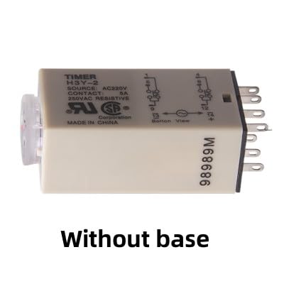 Power on Delay Time Relay H3Y-4 H3Y-2 Small 14-pin 8-pin DC12V24vAC220v Timer Switch 1S 3S 5S 30S 60S 5M 10M 30M 60M(DC24,H3Y-2 30M)