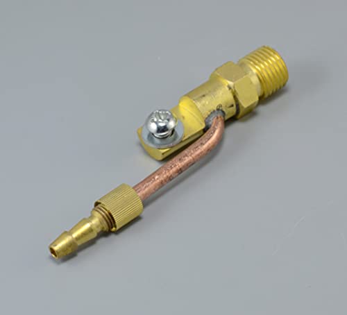 Image of RIVERWELD TIG Torch Fitting Part Accessories Cables and Gas Water Separate Cable Connector 9 /16 inch -18 Male for SR WP 18 TIG Welding Torch Pack of 2