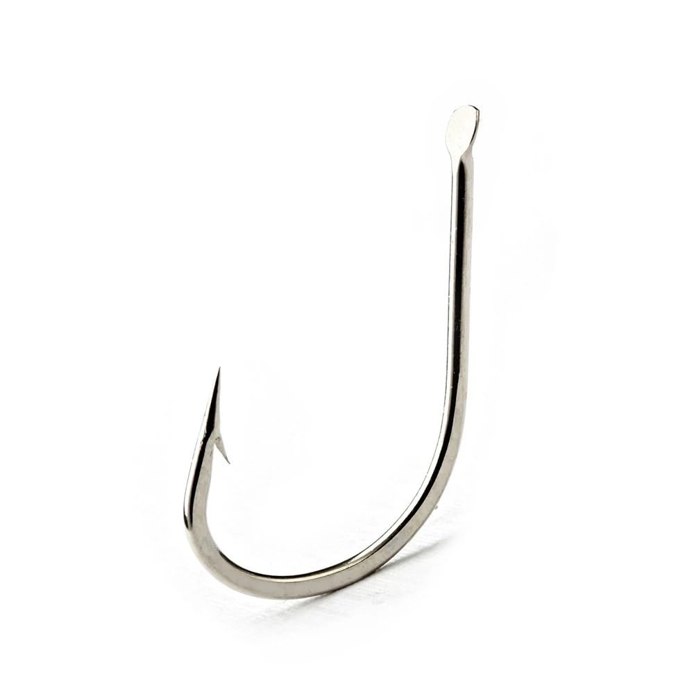 Fish Hooks 100PC High Carbon Steel Bronze Fishing Hooks Flatted Round Carp Fishing Accessories Jig Head with Barbed Sharp Fish Hook