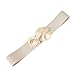YooAi Wide Belts for Women Dresses Elastic Stretch Belt Fashion Trendy Waist Belt for Women Girls Gold M 74
