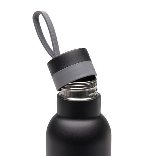 LäSsig Bold Bottiglia Per Bere In Acciaio Inox Per Bambini Per La Scuola/Bold School Bottle Stainless Steel Black - 3