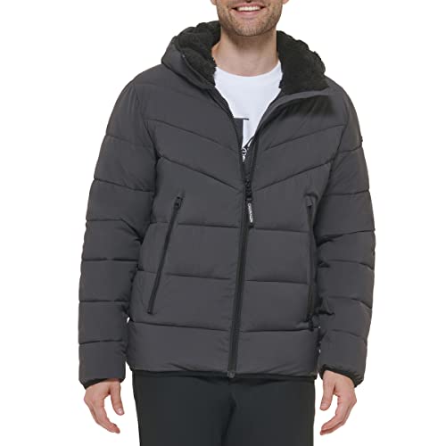 Calvin Klein Men's Alternative Down Puffer Jacket with Bib2