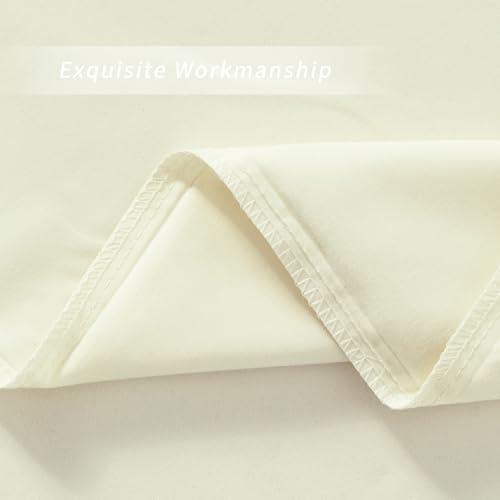 Image of 2 Pack Microfiber Zipper Pillowcases, Soft Comfortable Not Shrink Beige Pillow Case, Standard Pillow Cases Set of 2 (20x26 Inches)