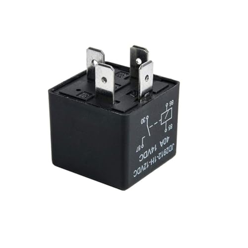Relais de voiture 40A 12V 4 broches avec support plastique de fixation