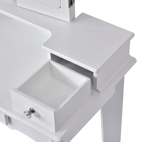 Amazon | おままごとドレッサー 子供用ドレッサー 木製 スツール付き