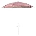 Parasol LMJN Le De Plage De 215 Cm Peut Incliner Parapluie De Jardin Rayé, avec L'ancre De Sable en Spirale (210 Cm De Haut / 34 Mm Poteau De Parapluie)