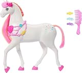 Barbie in The Nutcracker Caballo del Reino de los Dulces con Crin Colorida perfumada, JLW55