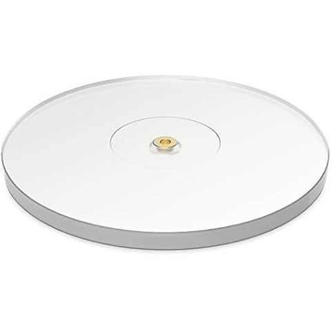 Fluance Plato acrílico esmerilado para tocadiscos compatible con RT82/RT83/RT84/RT85 Cover