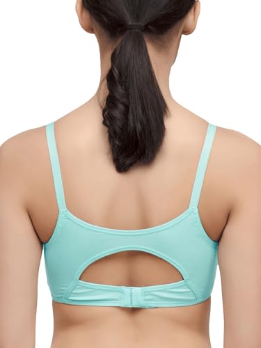 Image of Inner Sense Organic Cotton Bamboo Nursing Bra for Women I Overlap Feeding Bra with High Coverage and Wire-Free Design I Sleep Maternity Wear Without Padding