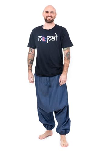 Pantalon sarouel jean denim liam bleu large pour en finir avec les jeans serres