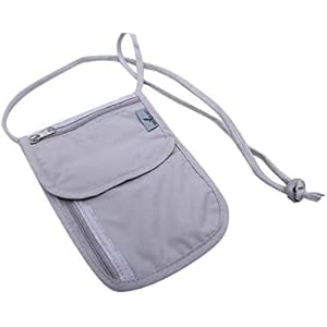 MP-BAGP Travel Neck Pouch Neck Wallet with RFID Blocking – Passport Holder to Keep Your Cash And Documents Safe – Get Peace Of Mind When Traveling