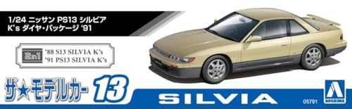 Modelo Nissan PS13 Silvia K’s Dia-Package ’91 1:24 miniatura 5