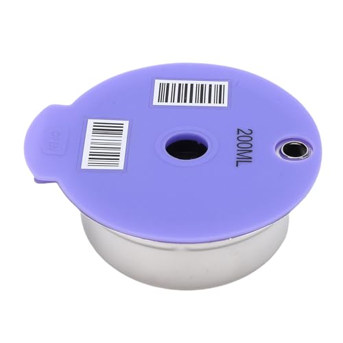 Image of Haofy Reusable Coffee Pod Universal Stainless Steel Refillable with Brush and Spoon Compatible for Happy Series Coffee Makers (200ml)