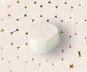 CrosstexDNC Cotton Rolls, Premium, Non-Sterile, Medium, 1.5" x 0.375" Size (Pack of 2000)