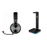 Produkt 1: Superschnelle Drahtlosverbindung für Gaming: Hi-Fi Audioklang mit extrem geringer Latenz und einer eindrucksvollen Signalreichweite von 18m dank superschneller Slipstream Corsair Wireless Technologie