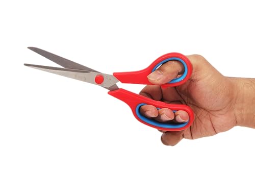 Image of Multi-Purpose SCISSORS NO. 405DX for Kitchen, Office & Home Use - Stainless Steel Blades, Comfort Grip Handle, Heavy Duty Utility Shears for Cutting Meat, Paper, Fabric (21.5cm)