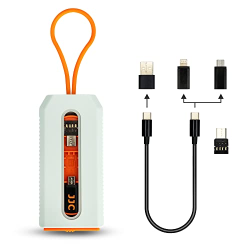 Ensemble de 4 convertisseurs de câble de données USB C avec étui de rangement de voyage, adaptateur USB C vers Lightning, adaptateur USB C vers Micro USB, adaptateur USB C vers USB A, adaptateur OTG