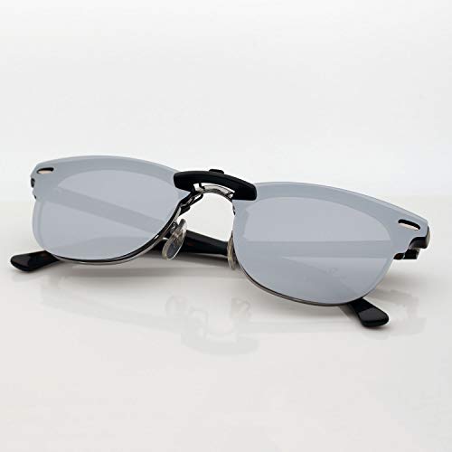 COODY Custom Fit Polarized CLIP-ON Sunglasses for Ray-Ban RB5154 51x21 Size More Colors Option