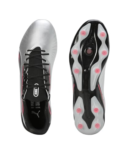 Puma King Match FG/AG, Unisex Fussballschuh, Puma Silver-Puma Black-Sun Struck-Puma White, – Ansicht 6
