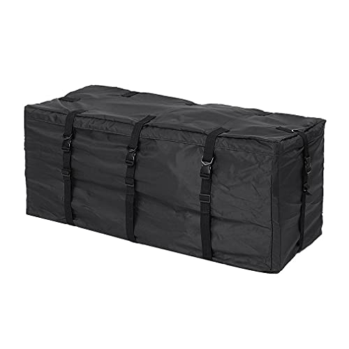 Cofre Coche 120 * 51 51cm 420d Empresa Impermeable Carga de Coches Bolsa Techo a Prueba Agua Carrier Equipaje a Viaje Almacenamiento Negro SUV Camioneta for
