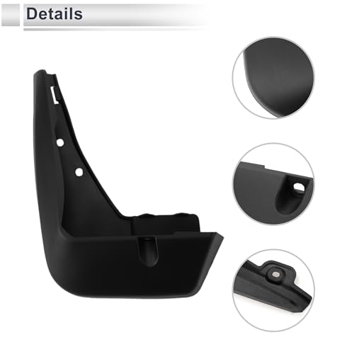 Image of X AUTOHAUX 1set Front and Rear Mud Flaps Splash Guards Mud Guards for Acura CDX 2021-2023 W /Mount Accessories