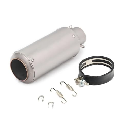 バイクマフラー MT-03用 に適合するZ650用 に適合する忍者650用 MT-09 MT 07 R1 R15 V3 V2 R6 51mm 60mm バイク用マフラー オートバイの排気管 DBキラー付き エキゾーストパイプ(A 60MM)