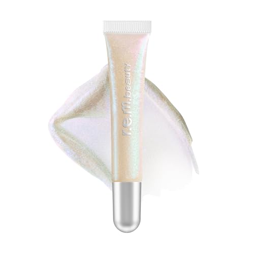 r.e.m. beauty by ariana grande On Your Collar Plumping Lip Gloss | High Shine Plumping Gloss | Hydrating Comfort | Iridescent Duochrome Finish (Jelly Sandals)