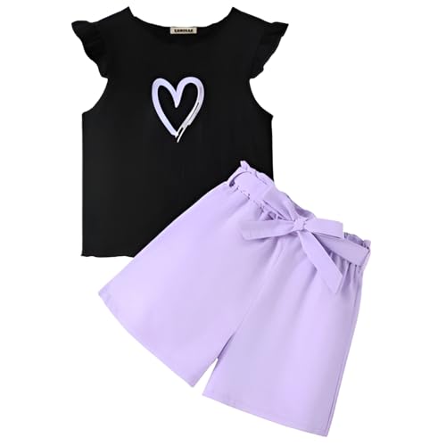 Image of 4YOU DRESSES Beautiful Cotton Blend Fabric Top and Shorts For Girls(Pack Of 2)