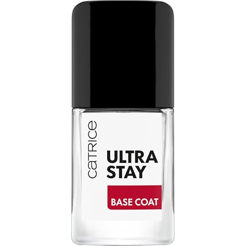 Catrice Cosmetics Base Ultra Stay, de larga duración, suavizar, secado rápido, translúcido, 10.5 ml