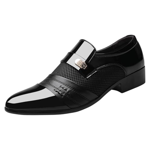 Dress Shoes for Men Men's Leather Lace-Up Casual Shoes Stylish and Comfortable Footwear for Everyday Wear