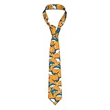 Funny Shark Neckties for Men Teen Boys Skinny Tie Formal Business Holiday Party Soft Comfortable