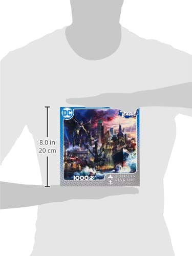 Ceaco 3154-6 Thomas Kinkade - Dc Comics - Justice League Showdown At Gotham Pier - 1000 Piece Jigsaw Puzzle thumb #6