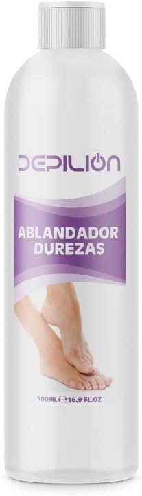 Ablandador de Durezas 500ml Profesional | Reblandecedor de Durezas | eliminar durezas pies | Depilion (500 ml)