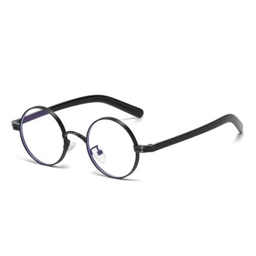 Lunettes de soleil rondes punk verres transparents pour éviter la fatigue oculaire