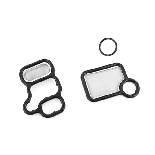 Image of Solenoid Gasket Valve Cover Set Compatible with 2002-2012 Honda Civic Accord CR-V Element Fit, Acura RSX TSX, Olenoid Valve Replacement Parts Replacement for 15845-RAA-A01 15815-RAA-A02 91319-PAA-A01