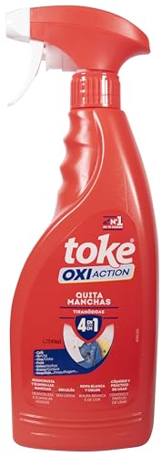 TOKE | Spray Quitamanchas para Ropa | Uso Prelavado Quitamanchas | Desincrusta y Elimina las Manchas | 750 ml