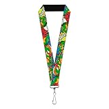 Fabriqué en nylon extensible et un clip en acier inoxydable pour détacher facilement vos clés.