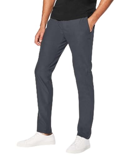 lululemon Men's Commission Pant Slim (Obsidian, 33)