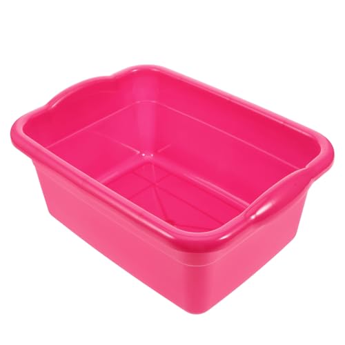 Toyvian プラスチック製洗顔用洗面盆 多機能フェイスウォッシュバケツ 深型設計で水はね防止 手洗い 足湯 洗濯に 寮 一人暮らし対応