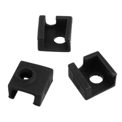 PRETYZOOM 3pcs Heater Protective Sleeve for 3d Printer Nozzle, Silicone Heat Block Protective Cover, Aluminum Block Slee