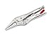 Crescent Long-Nose Locking Pliers with Wire Cutter - Premium Cutting Pliers with Angled Tooth Pattern & Compound Action - Nickel-Plated for Corrosion Resistance - C9NVN-08-9