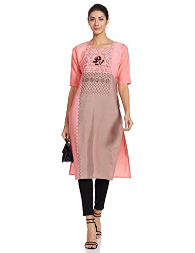 Image of Women's Crepe Regular Kurta