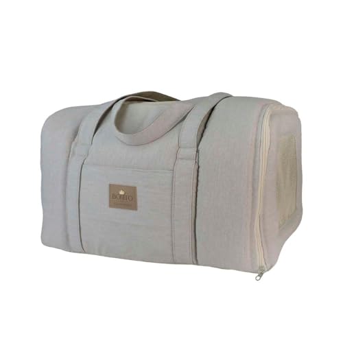 Bolsa Avião Linen Bege, Tamanho U