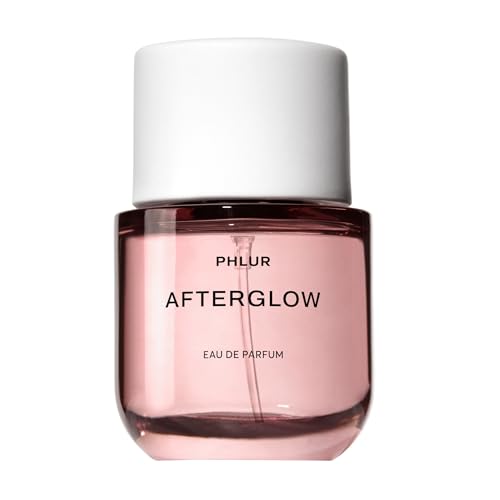 Image of PHLUR Afterglow Perfume for Women & Men, 50 mL | Warm Amber Vanilla Eau de Parfum, Citrus Apricot Coconut Fragrance with Lavender Milk, Sandalwood & Cashmere Woods