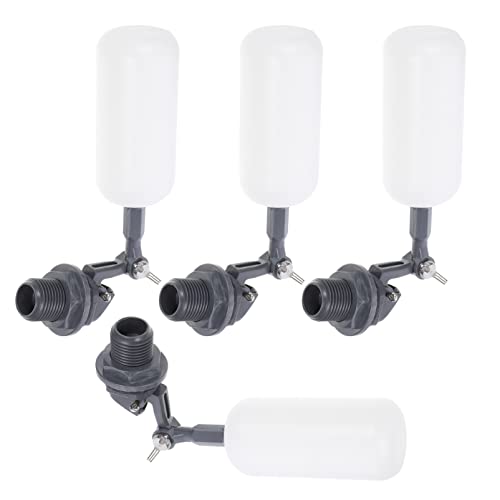 LIFKOME 4Pcs Mini Float Valve Water Auto Refill Ball for Humidifiers Aquariums and Ice Machines Material Water Level Control White