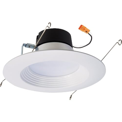 HALO LT 5 in / 6 in LED Recessed Lights Retrofit Can Light Fixtures 6 Pack 3000K Warm White...