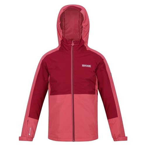 Childrens/Kids Beamz III Waterproof Jacket (9-10 Years) (Mineral Red/Rumba Red)