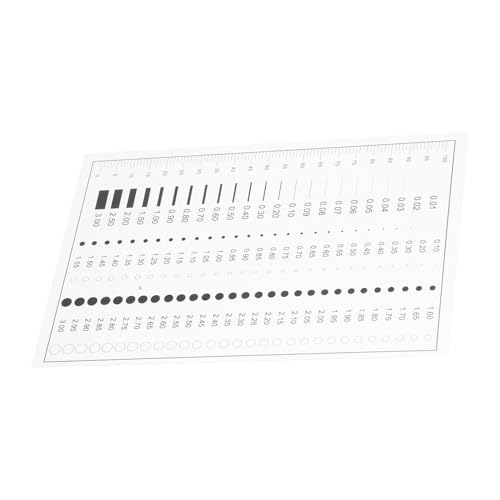 Toyvian 高精製欠陥検出ゲージ 線欠陥測定ツール 定規型たどりゲージ 教育 研究 プロ用検査器